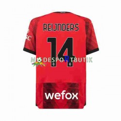 AC Milan Matchtröja Tijjani Reijnders 14 Hemma 2023-2024 Kortärmad ,Herr