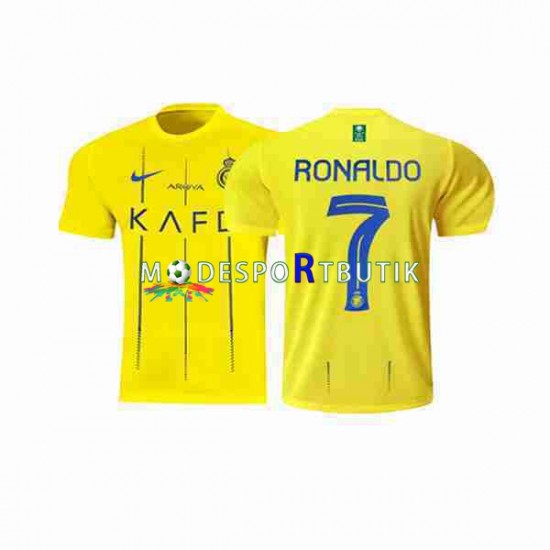 Matchtröja Al-Nassr Ronaldo 7 Hemma 2023-2024 Kortärmad ,Herr