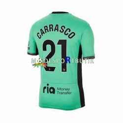 Atlético Madrid Matchtröja 2 Yannick Carrasco 21 Tredje 2023-2024 Kortärmad ,Herr