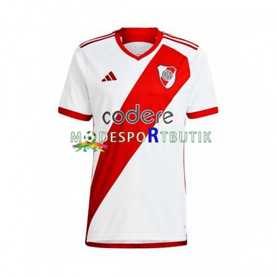 CA River Plate Matchtröja Hemma 2023-2024 Kortärmad ,Herr