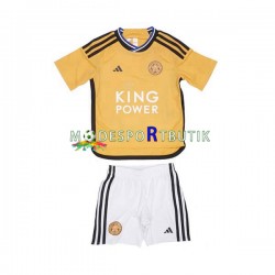 Leicester City Matchtröja Tredje 2023-2024 Kortärmad ,Fotbollsställ Barn