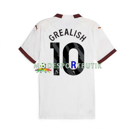 Manchester City Matchtröja Jack Grealish 10 Borta 2023-2024 Kortärmad ,Herr