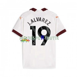 Manchester City Matchtröja Julian Alvarez 19 Borta 2023-2024 Kortärmad ,Herr