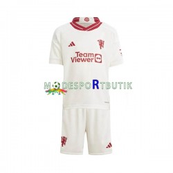 Manchester United Matchtröja Tredje 2023-2024 Kortärmad ,Fotbollsställ Barn