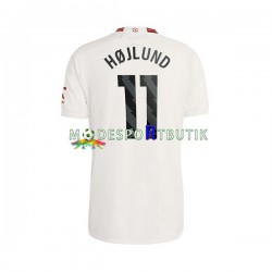 Manchester United Matchtröja Rasmus Hojlund 11 Tredje 2023-2024 Kortärmad ,Herr