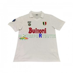 SSC Napoli Matchtröja 1987 1988 Retro Borta Kortärmad ,Herr