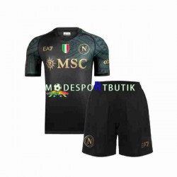 SSC Napoli Matchtröja Tredje 2023-2024 Kortärmad ,Fotbollsställ Barn