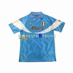 SSC Napoli Matchtröja Special 1990 1991 Retro Hemma Kortärmad ,Herr