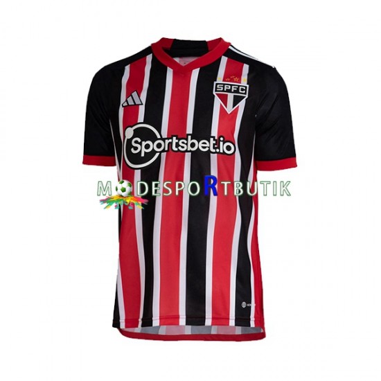 São Paulo Matchtröja Borta 2023-2024 Kortärmad ,Herr