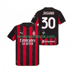 AC Milan Matchtröja Ardon Jashari 30 Hemma Kortärmad ,Herr 2025-2026