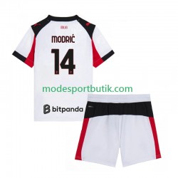 AC Milan Matchtröja Modrić Luca 14 Borta Kortärmad ,Fotbollsställ Barn 2025-2026