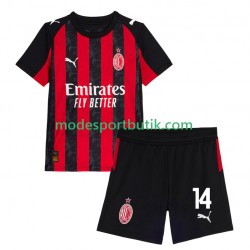 AC Milan Matchtröja Modrić Luca 14 Hemma Kortärmad ,Fotbollsställ Barn 2025-2026