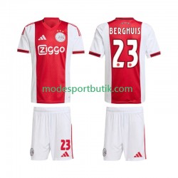 AFC Ajax Matchtröja Steven Berghuis 23 Hemma Kortärmad ,Fotbollsställ Barn 2025-2026