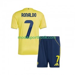 Matchtröja Al Nassr Cristiano Ronaldo 7 Hemma Kortärmad ,Fotbollsställ Barn 2025-2026