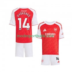 Arsenal Matchtröja Viktor Gyokeres 14 Hemma Kortärmad ,Fotbollsställ Barn 2025-2026