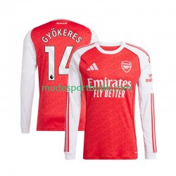 Arsenal Matchtröja Viktor Gyokeres 14 Hemma Långärmad ,Herr 2025-2026