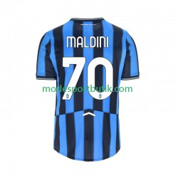 Atalanta Matchtröja Daniel Maldini 70 Hemma Kortärmad ,Herr 2025-2026