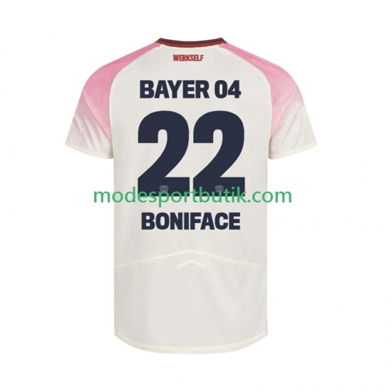 Bayer 04 Leverkusen Matchtröja Victor Boniface 22 Borta Kortärmad ,Herr 2025-2026