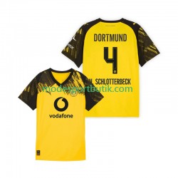 Borussia Dortmund Matchtröja Nico Schlotterbeck 4 Hemma Kortärmad ,Herr 2025-2026