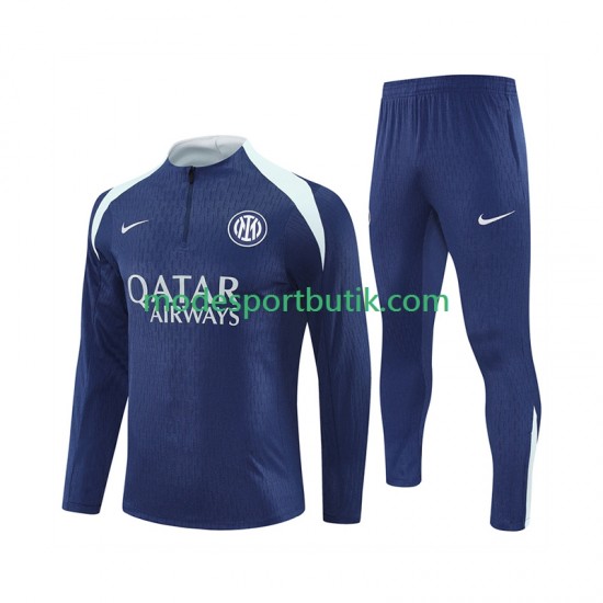 Inter Milan Tränings Sweatshirtställ Blå 2025-2026