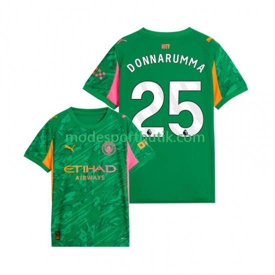 Manchester City Matchtröja Gianluigi Donnarumma 25 Målvakt Hemma Kortärmad ,Herr 2025-2026