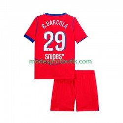 Paris Saint-Germain Matchtröja Bradley Barcola 29 Tredje Kortärmad ,Fotbollsställ Barn 2025-2026