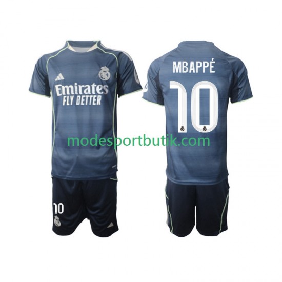 Real Madrid Matchtröja Mbappé Kylian 10 Borta Kortärmad ,Fotbollsställ Barn 2025-2026