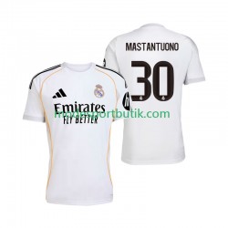 Real Madrid Matchtröja Mastantuono 30 Hemma Kortärmad ,Herr 2025-2026 Real Madrid Matchtröja Mastantuono 30 Hemma Kortärmad ,Herr 2025-2026
