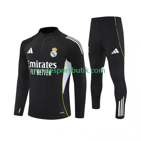 Real Madrid Tränings Sweatshirtställ Svart 2025-2026