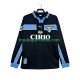 SS Lazio Matchtröja Borta Långärmad ,Herr Retro 1998 1999