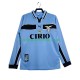 SS Lazio Matchtröja Hemma Långärmad ,Herr Retro 1998 1999