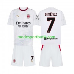 AC Milan Matchtröja Gimenez 7 Borta 2026-2027 Kortärmad ,Fotbollsställ Barn