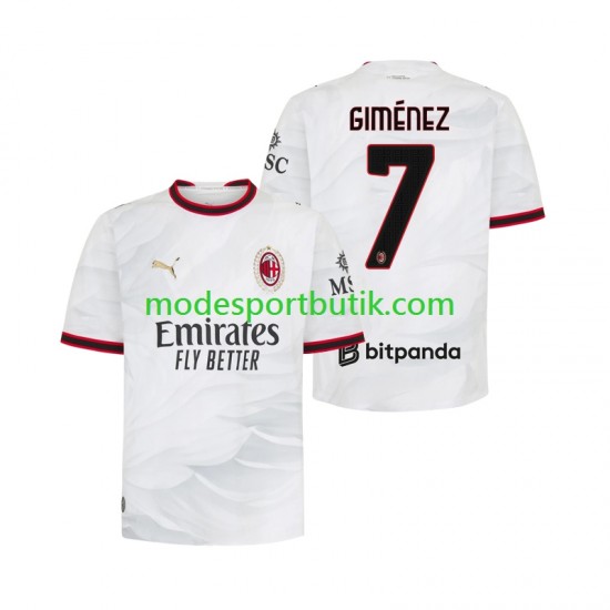 AC Milan Matchtröja Gimenez 7 Borta 2026-2027 Kortärmad ,Herr