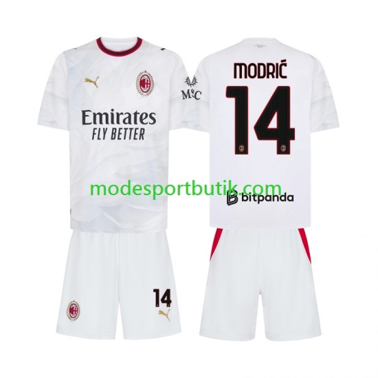 AC Milan Matchtröja Modrić Luka 14 Borta 2026-2027 Kortärmad ,Fotbollsställ Barn AC Milan Matchtröja Modrić Luka 14 Borta 2026-2027 Kortärmad ,Fotbollsställ Barn