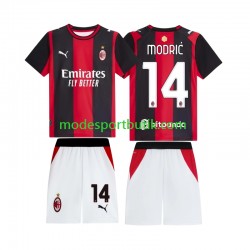 AC Milan Matchtröja Modrić Luka 14 Hemma 2026-2027 Kortärmad ,Fotbollsställ Barn