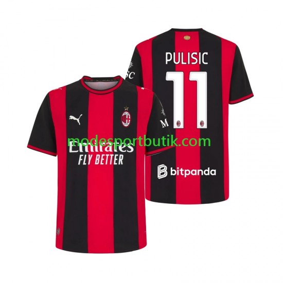 AC Milan Matchtröja Pulisic 11 Hemma 2026-2027 Kortärmad ,Herr