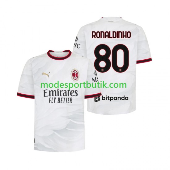 AC Milan Matchtröja Ronaldinho 80 Borta 2026-2027 Kortärmad ,Herr