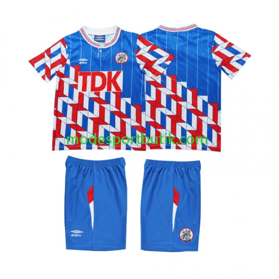 AFC Ajax Matchtröja 1989 1990 Retro Borta Långärmad ,Fotbollsställ Barn AFC Ajax Matchtröja 1989 1990 Retro Borta Långärmad ,Fotbollsställ Barn