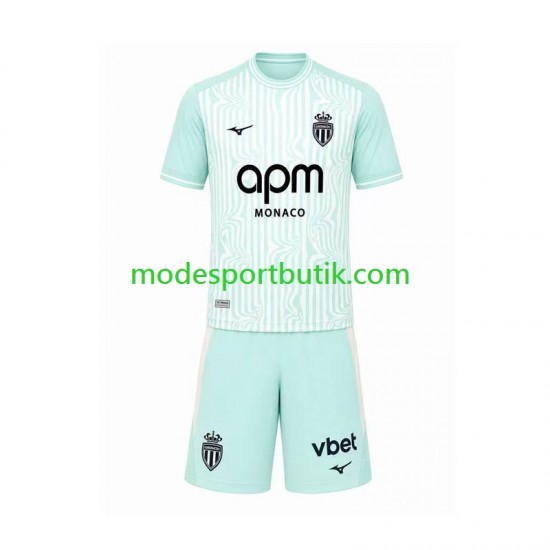 AS Monaco Matchtröja Tredje 2026-2027 Kortärmad ,Fotbollsställ Barn