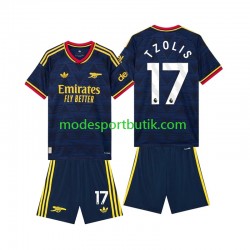 Arsenal Matchtröja Christos Tzolis 17 Borta 2026-2027 Kortärmad ,Fotbollsställ Barn Arsenal Matchtröja Christos Tzolis 17 Borta 2026-2027 Kortärmad ,Fotbollsställ Barn