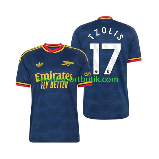 Arsenal Matchtröja Christos Tzolis 17 Borta 2026-2027 Kortärmad ,Herr
