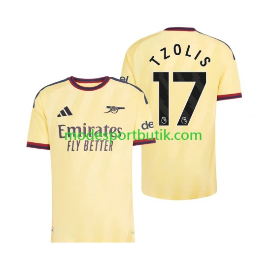 Arsenal Matchtröja Christos Tzolis 17 Tredje 2026-2027 Kortärmad ,Herr