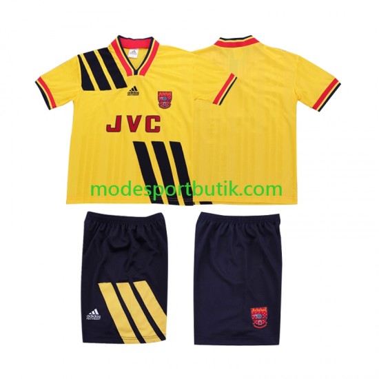 Arsenal Matchtröja 1993 1994 Retro Borta Kortärmad ,Fotbollsställ Barn