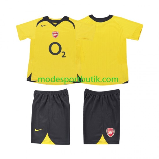 Arsenal Matchtröja 2005 Retro Borta 2006 Kortärmad ,Fotbollsställ Barn