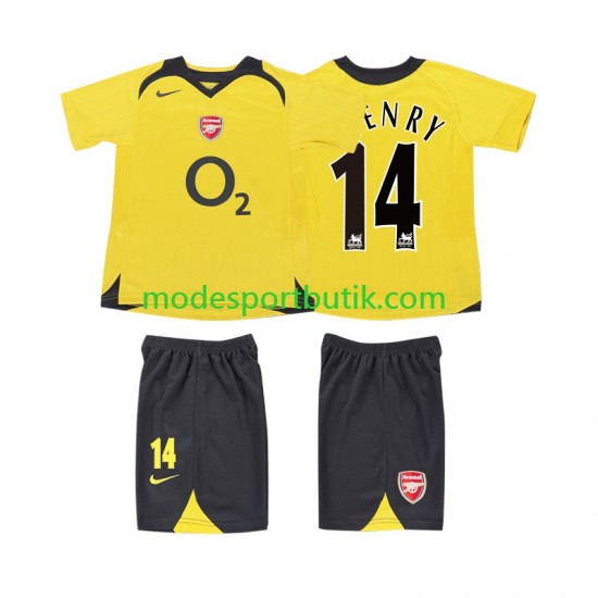 Arsenal Matchtröja Thierry Henry 14 2005 Retro Borta 2006 Kortärmad ,Fotbollsställ Barn