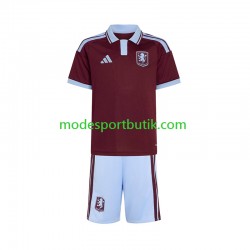 Aston Villa Matchtröja Hemma 2026-2027 Kortärmad ,Fotbollsställ Barn