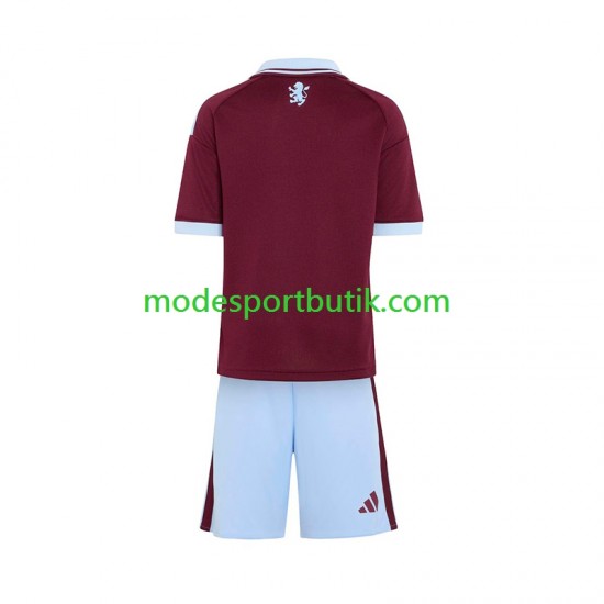 Aston Villa Matchtröja Hemma 2026-2027 Kortärmad ,Fotbollsställ Barn