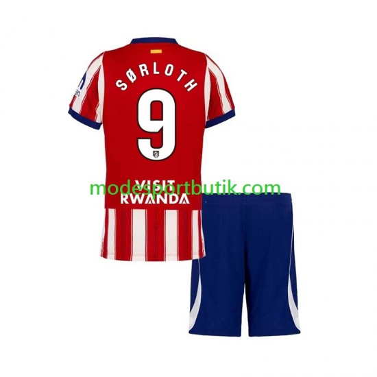 Atlético Madrid Matchtröja Alexander Sorloth 9 Hemma 2026-2027 Kortärmad ,Fotbollsställ Barn