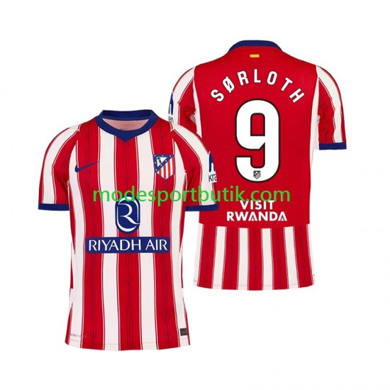 Atlético Madrid Matchtröja Alexander Sorloth 9 Hemma 2026-2027 Kortärmad ,Herr