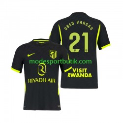 Atlético Madrid Matchtröja Obed Vargas 21 Borta 2026-2027 Kortärmad ,Herr